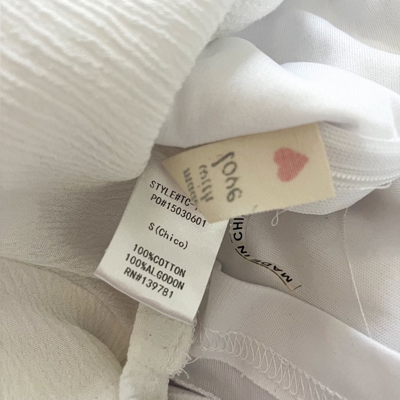 Tea & Cup White Floral Lace Halter Neck Romper Size Small - Picture 10 of 15